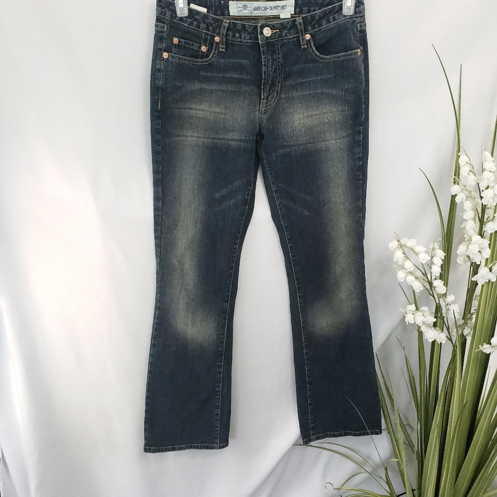 American Outfitters Blue/Tan Wash Jeans Si…